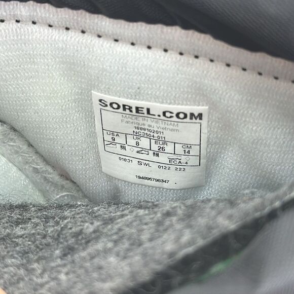 Sorel Childrens Flurry Snow Boot- Black, Print- Size 9- NIB - Picture 7 of 8